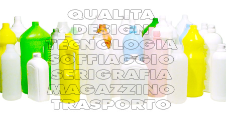 Flaconi, taniche, bottiglie plastica, pehd
